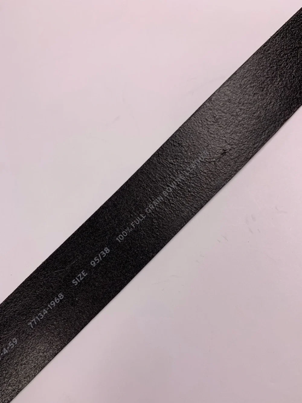Levi’s 100% Full Grain Bovine Leather Belt Black Size 38 NWT Men’s